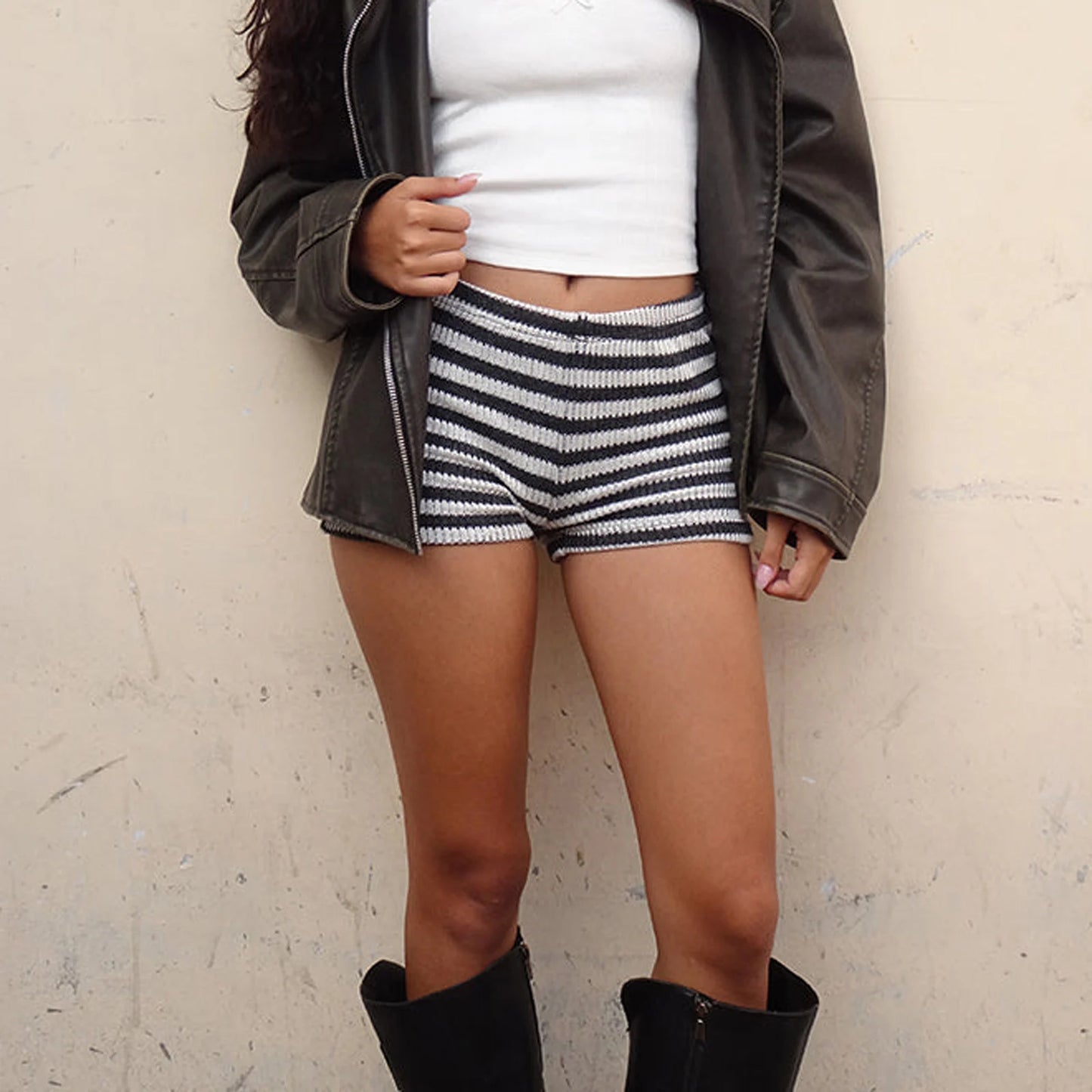 Crochet Cute Mini Shorts Knitwear