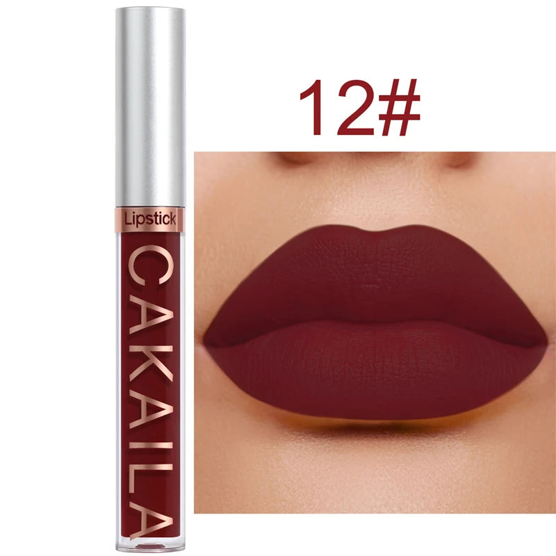 Waterproof Matte Velvet Lip Glaze Lipstick