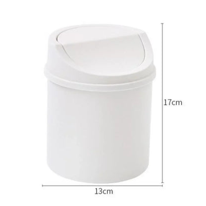 Mini Desktop Bin Small Trash Can Tube
