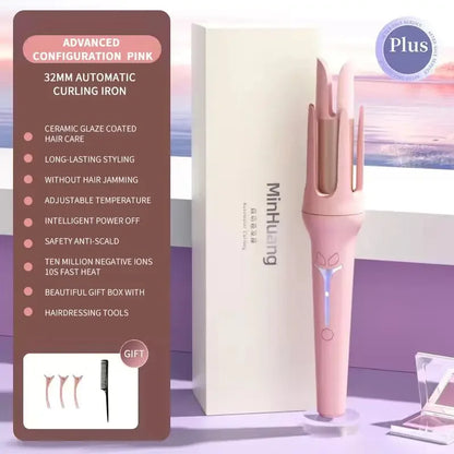 Automatic Curling Iron 32 mm Big Roll Anion  Ceramic Hair