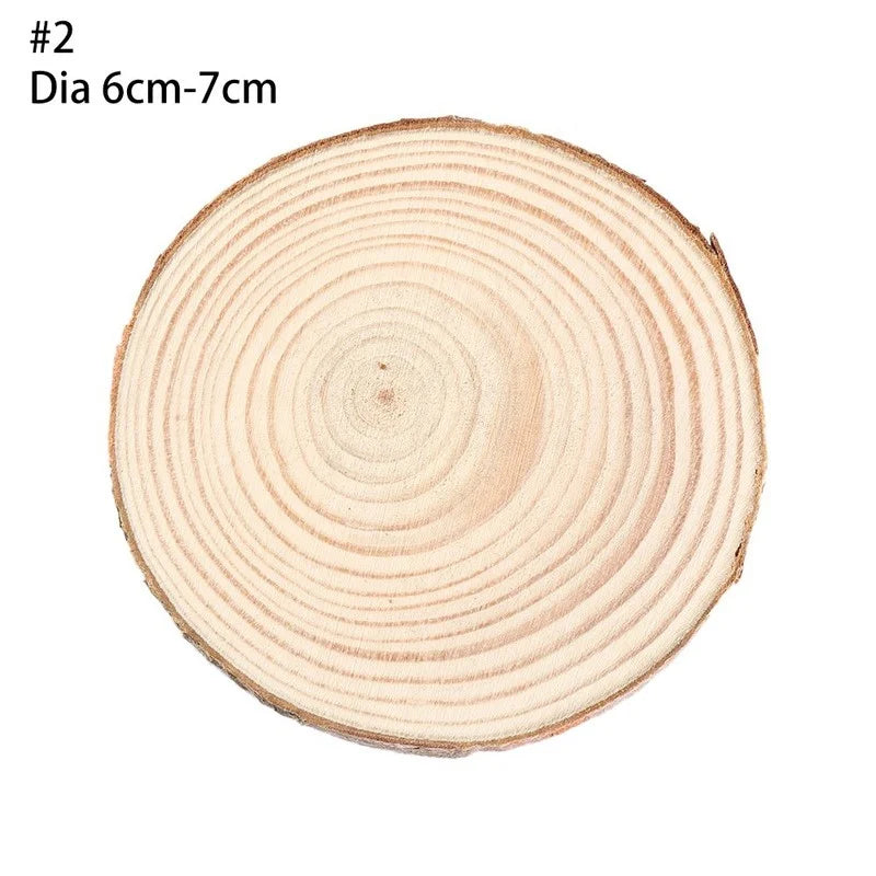 Natural Round Wood Coasters Cup Pad Mug Mat