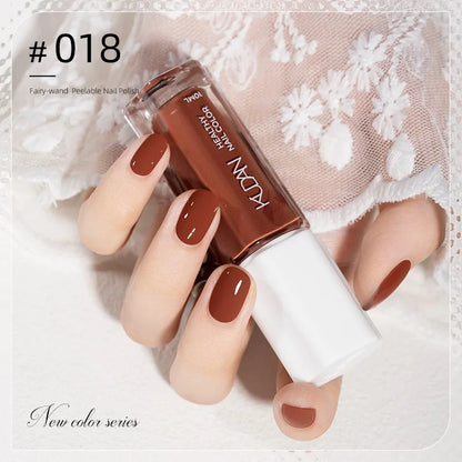 Colorful Water-Base Nail Polish 40 Colors Air Dry Peel Off Nail Art