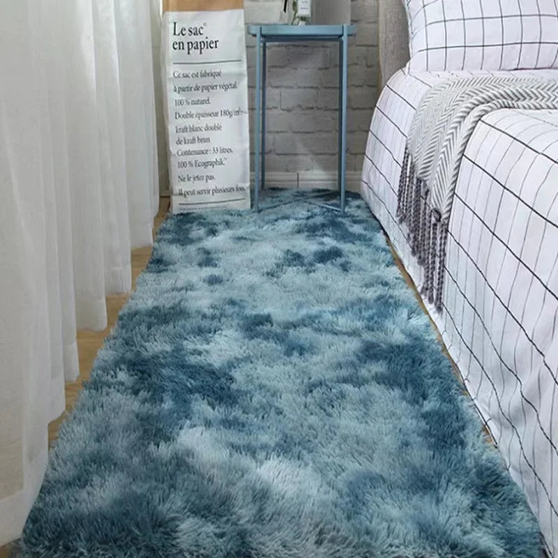 Gray Carpet for Living Room Plush Rug