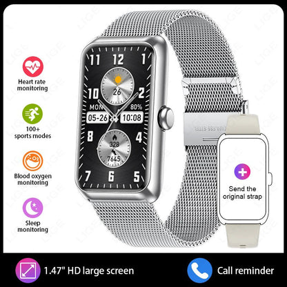 Fitness Tracker Watches with Heart Rate Monitor Sleep Tracker IP68 Waterproof Pedometer 1.47" Smart Watch