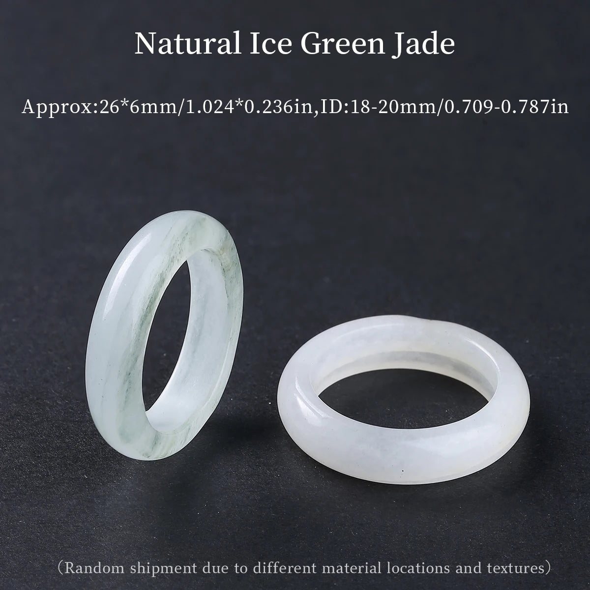 1 Pc Natural Crystal Stone Energy Healing Ring