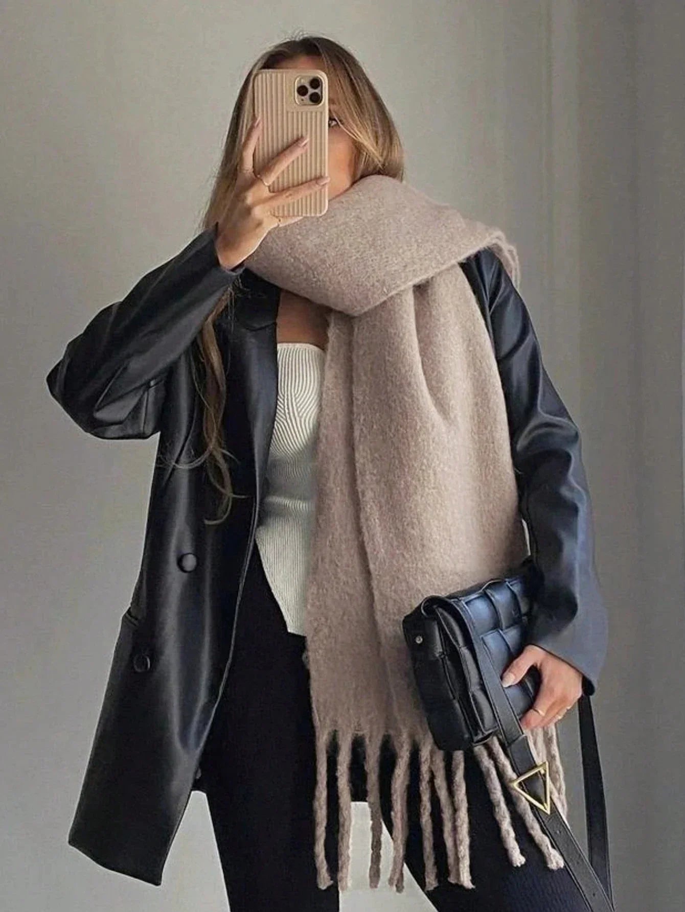 Luxury Cashmere Thickened Warm Shawl Scarf