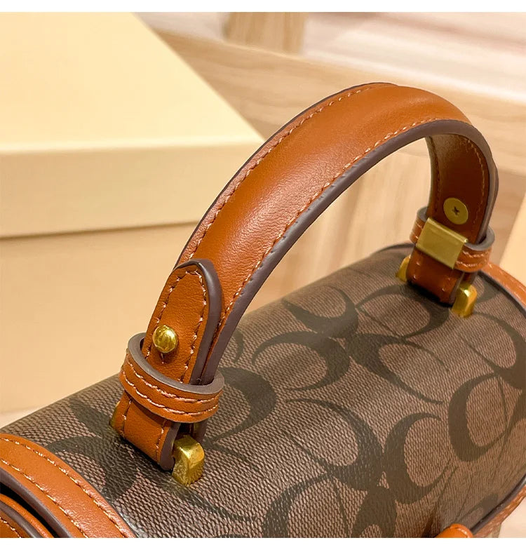 Small crossbody portable box bag