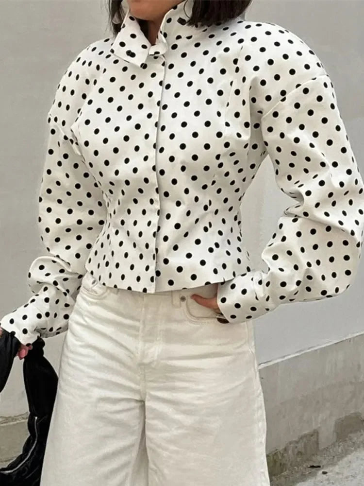 Long Sleeve Patchwork Shirts Coat Set