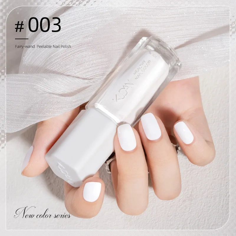 Colorful Water-Base Nail Polish 40 Colors Air Dry Peel Off Nail Art