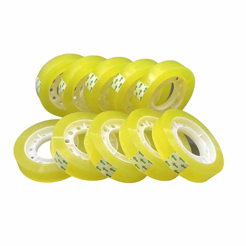 12 Rolls Of Premium Orange Stationery Tape 1.1cm Multi-Purpose Packaging Tape