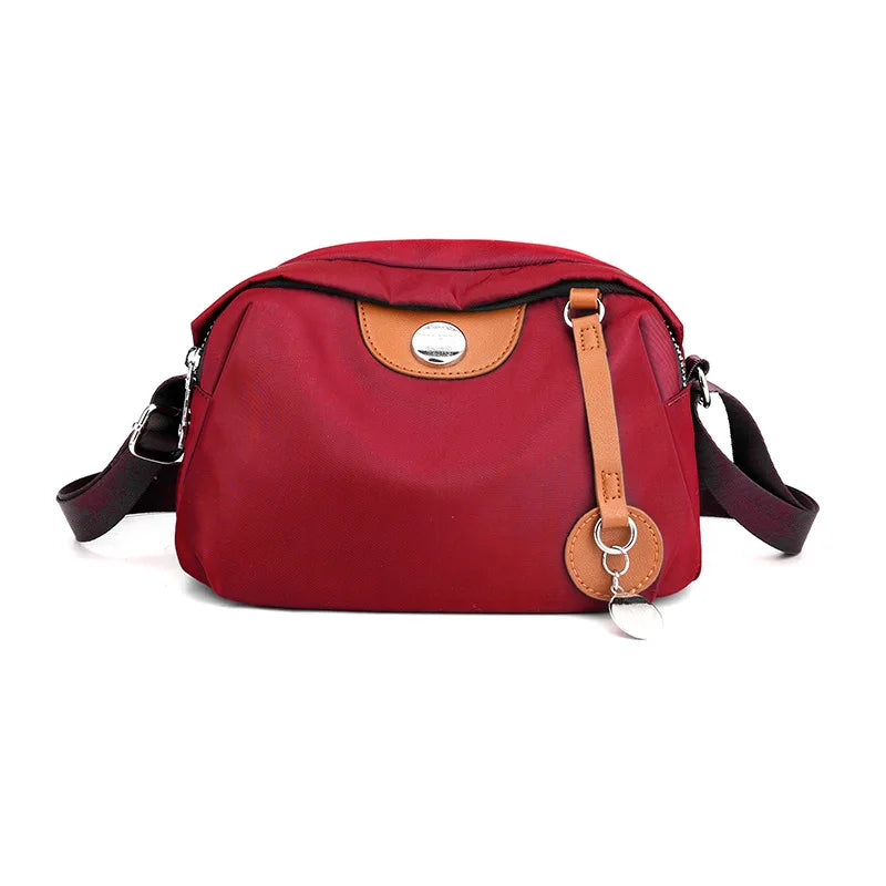 Nylon Shoulder Waterproof Shell Crossbody Bag