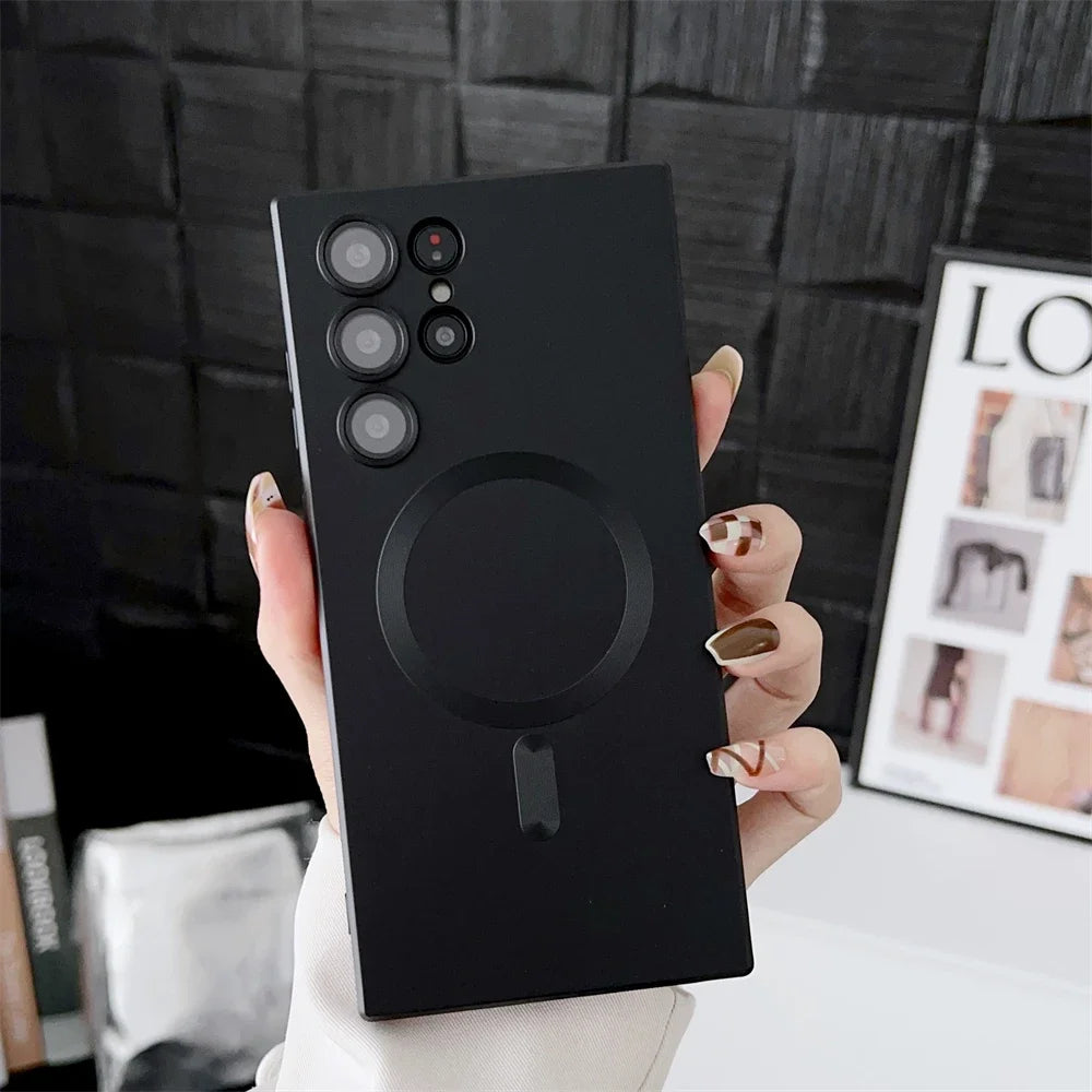 Matte Magnetic Magsafe Samsung Case Cover