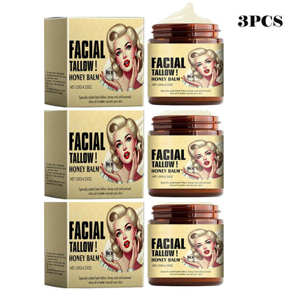 Crema facial hidratante de bálsamo de miel y loción corporal