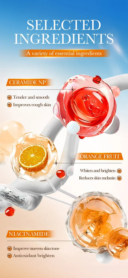 Gel exfoliante facial de naranja