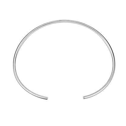 Stainless Steel Chocker Collar Open Neck Cuff Torques Minimalist Necklace