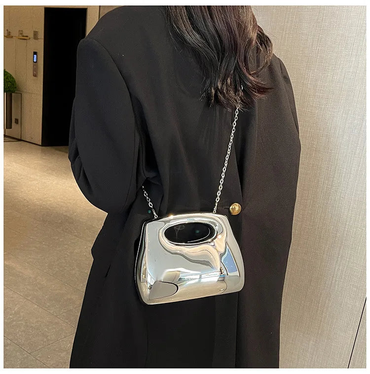 DANA Golden Acrylic Hobo Bags