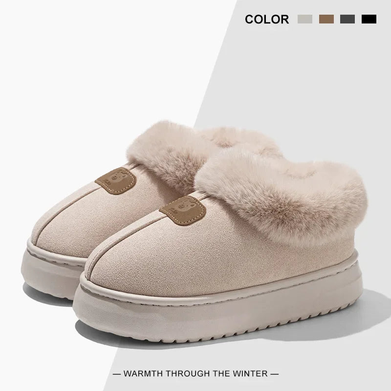 Fleece Lined Winter Slippers  C