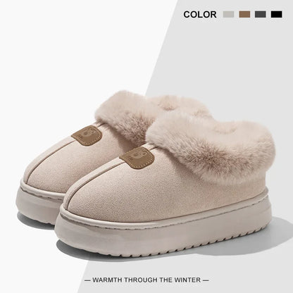 Fleece Lined Winter Slippers  C