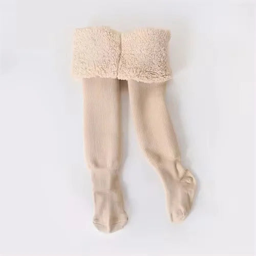 Winter Thicken Soft Toddler Tights Snow Keep Warm 0-8Y Baby Legging