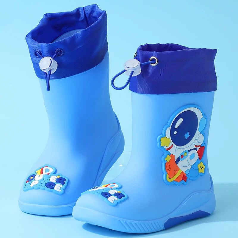 Cartoon Girl Rabbit Rain Boots Rubber Waterproof Shoes