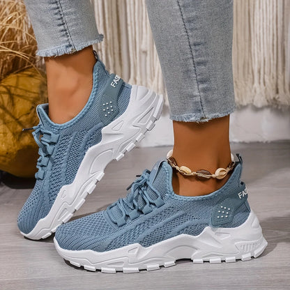 Breathable Knit Soft Sole Walking Sneakers