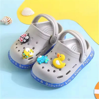Kids Cartoon Cave Hole Sandals Beach Slippers