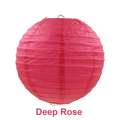 10/15/20/25/30cm Round Chinese Paper Lanterns Birthday Wedding Decor Gift