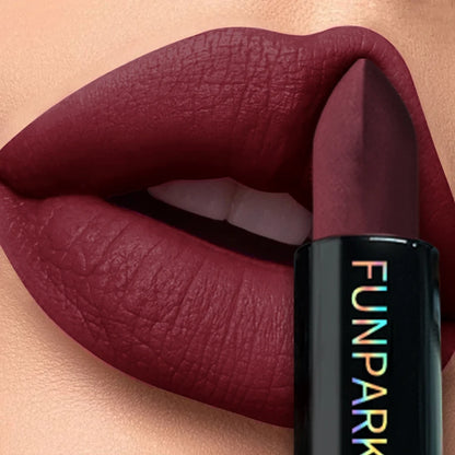 25-Color Matte Lipstick Waterproof Long Lasting  Velvet Finish Lip Tint