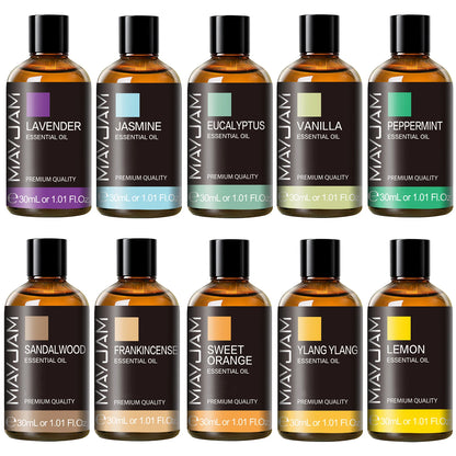 زيت عطري للعلاج بالروائح العطرية، زيت اللافندر والفانيليا والياسمين