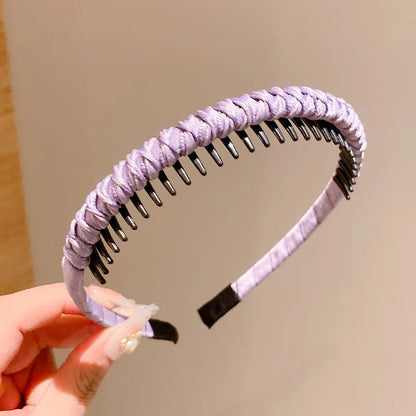 Cute Candy Colors Wrap Cloth Teeth Hairbands  Accessories
