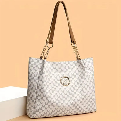 DANA Geometric Leather Letter "M" Bag