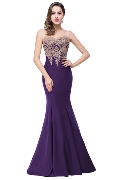 Elegant Mermaid Sweetheart Illusion Dress