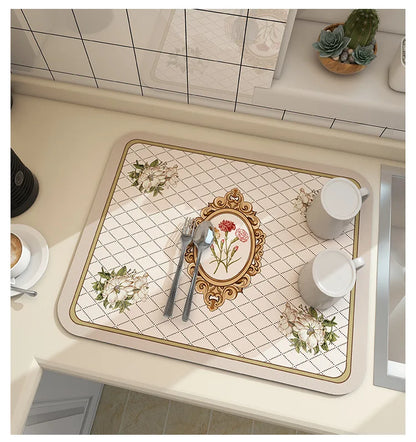 Super Antiskid Large Absorbent Draining Mat