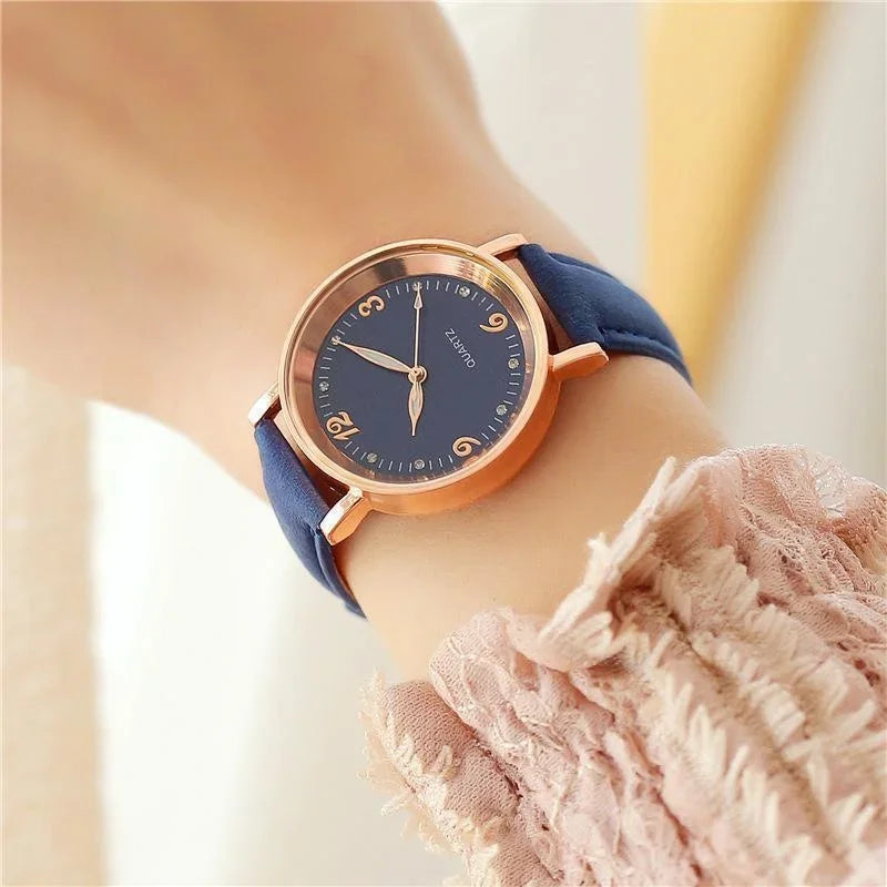 DANA Leather Quartz Bracelet Watch