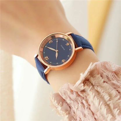 DANA Leather Quartz Bracelet Watch