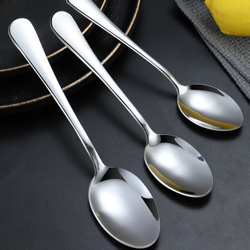 Stainless Steel Pointed Head Soup Spoon