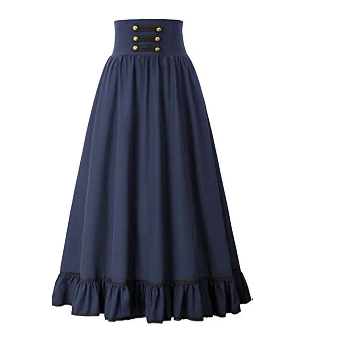 Maxi High Waist Ruffled Skirts