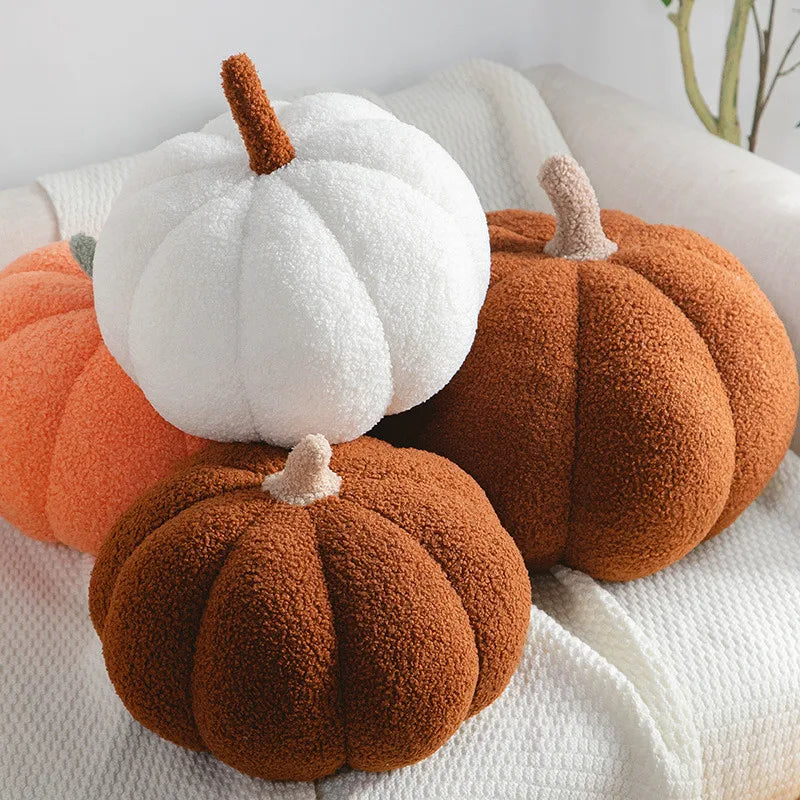 Soft Cute Pumpkin Shaped Pillow Nordic Style