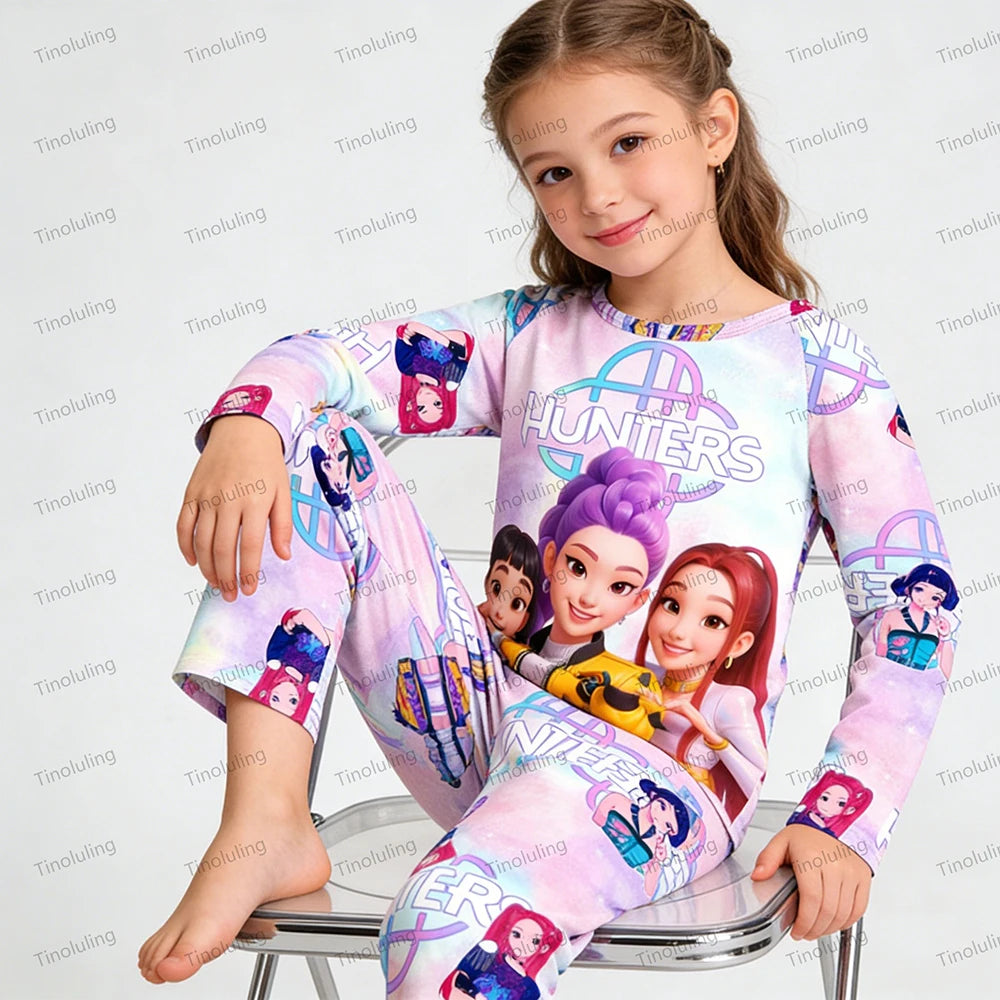 Pajamas Kpop Long Sleeve Sleepwear Pyjamas