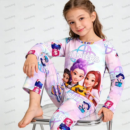 Pajamas Kpop Long Sleeve Sleepwear Pyjamas