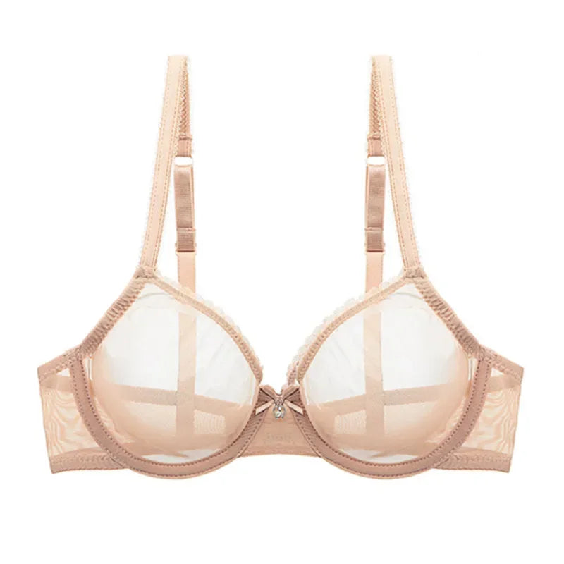 Mesh Sexy Ultra-thin Plus Size Cup Bras
