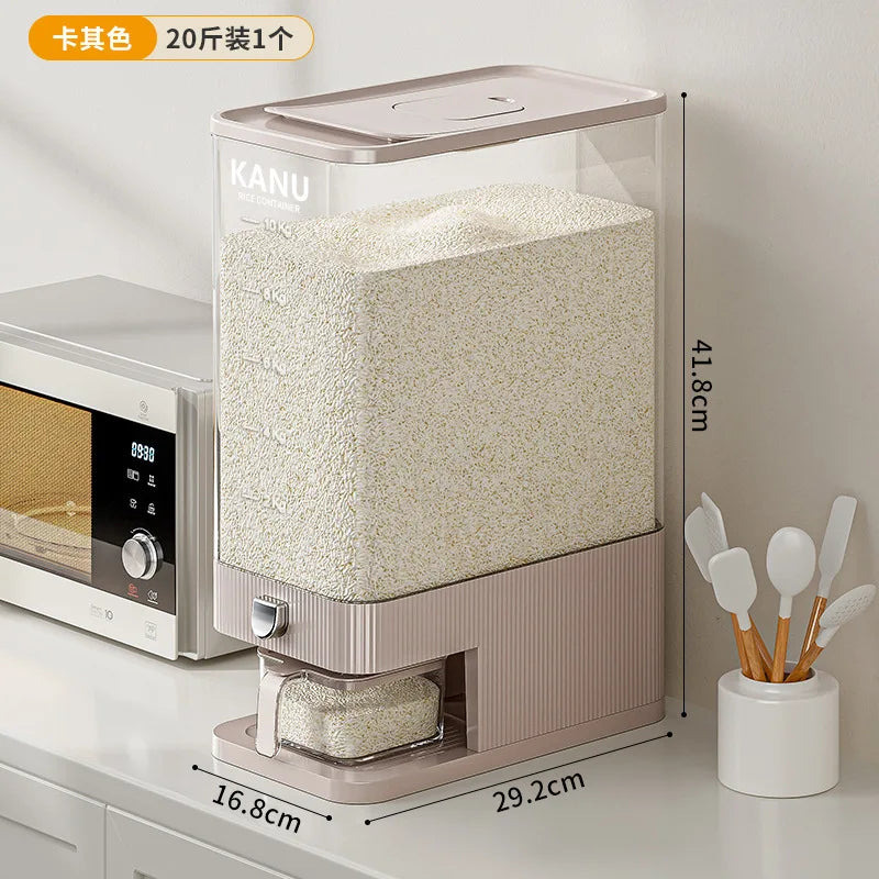 High-end pressing rice bucket insect-proof storage container
