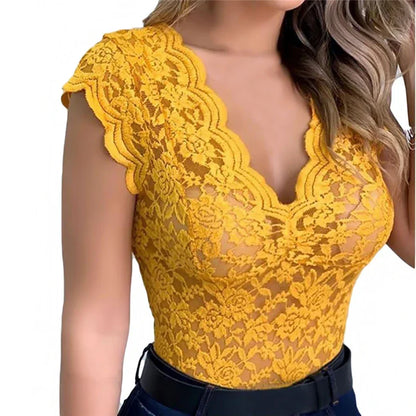 Sexy Lace Crochet Cardigan Top Shirt