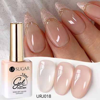 SUGAR Jelly Milky White Translucent Gel Polish