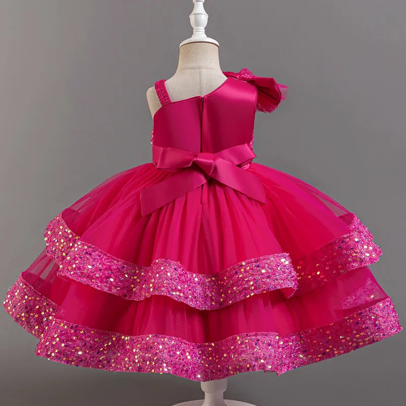 Flower Sequins Short Sleeveless Costume Cosplay
