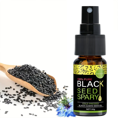 100% Pure Black Seed Oil Spray - Cold-Pressed Hair Treatment