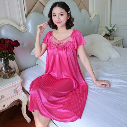 Silk Short Sleeve Pyjama