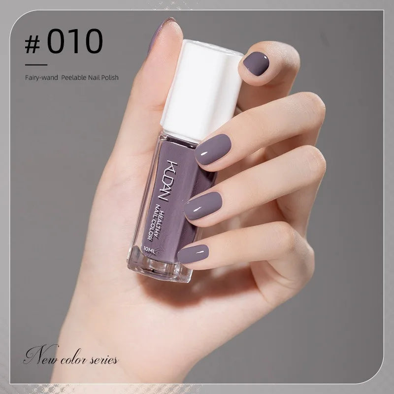 Colorful Water-Base Nail Polish 40 Colors Air Dry Peel Off Nail Art