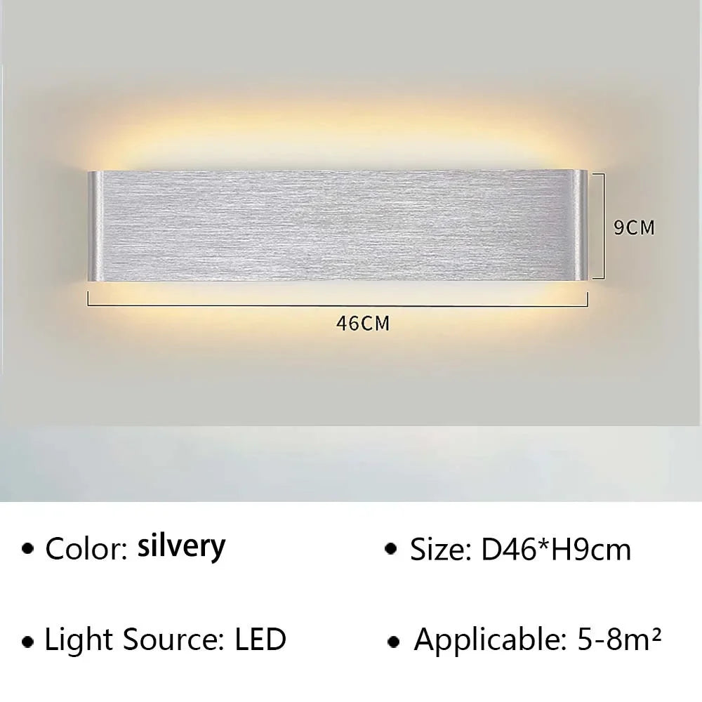 Modern LED Wall Lamp for Bedside Living Room Stairs Aisle