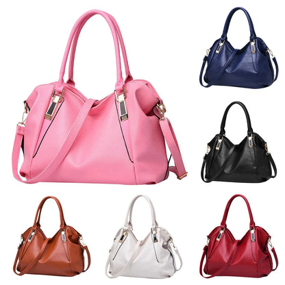 Soft Leather Handbag Classic Large Capacity Bags